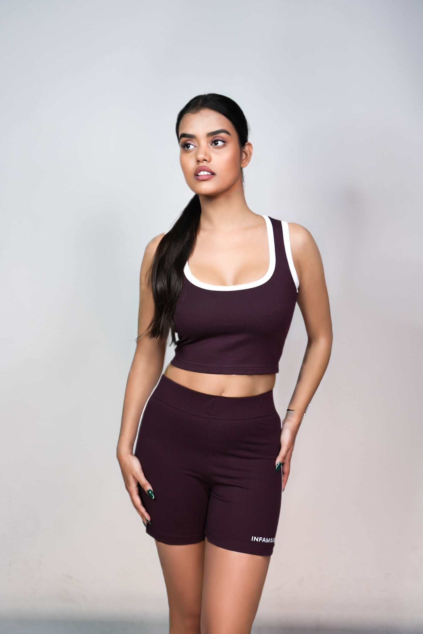 BURGUNDY CORD SET
