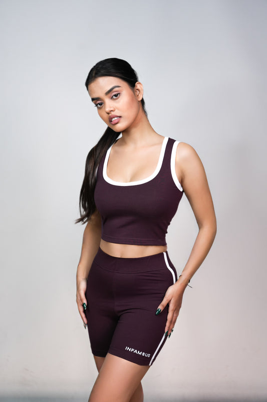 BURGUNDY CORD SET